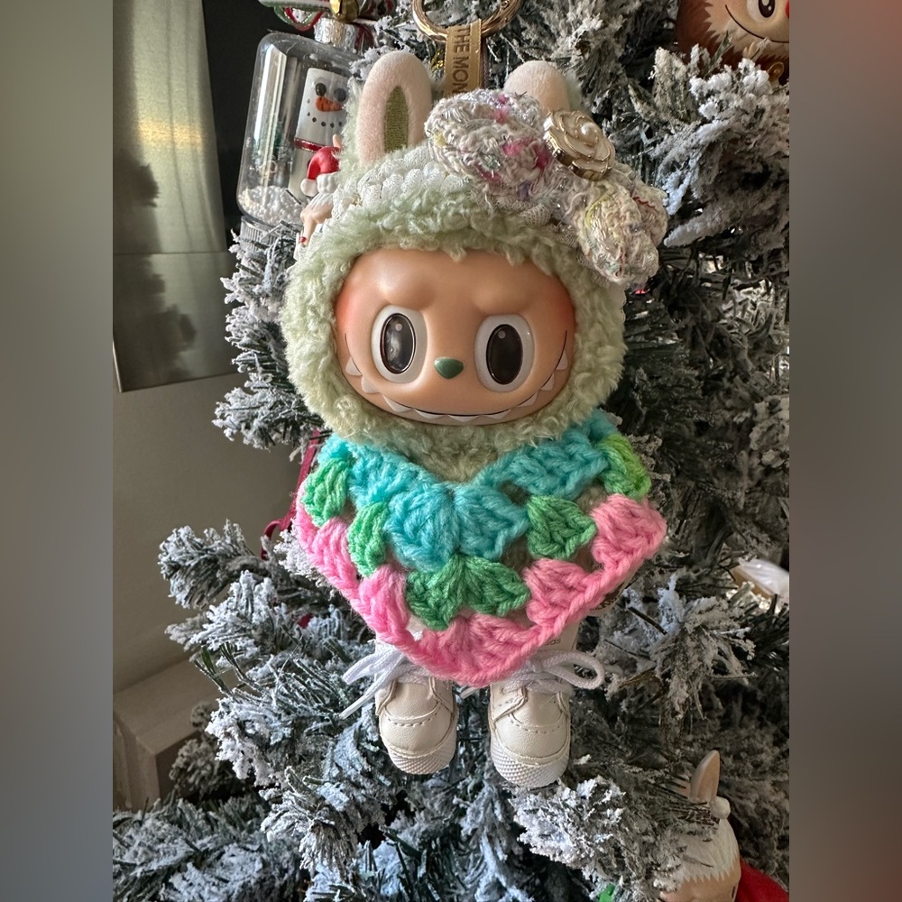 Custom poncho for Labubu